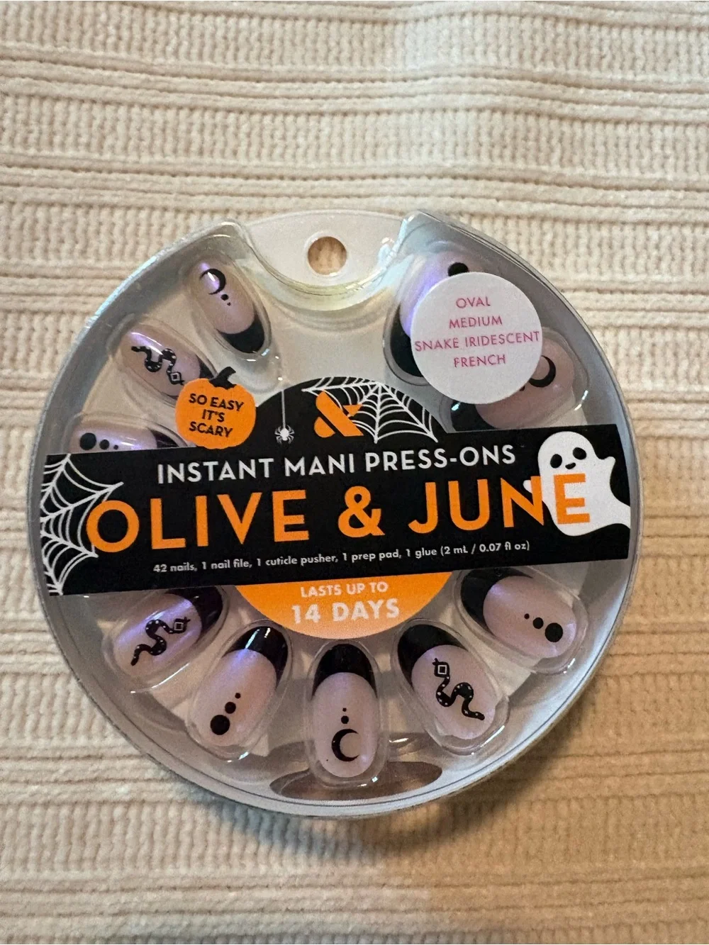 Olive & June Iridescent French Instant Mani Press-On Nails Halloween